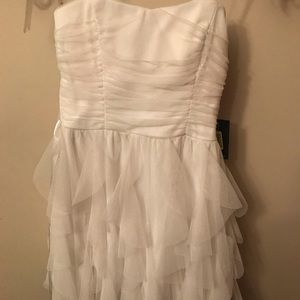 Halter Glitter Mesh Dress